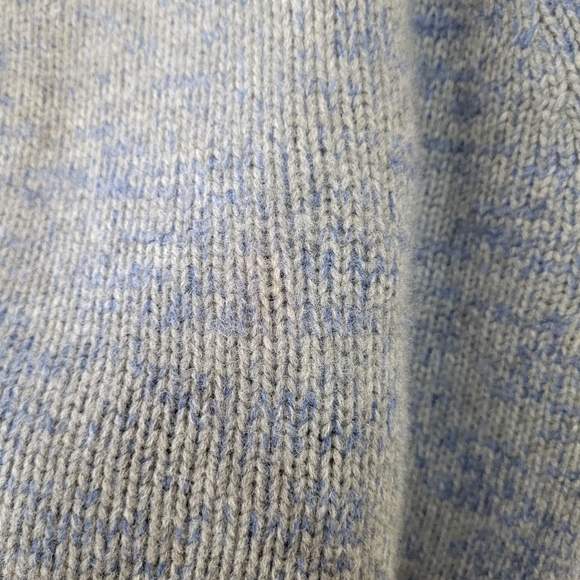 Paolo Mondo Men's Grey Heather Rolled Neck Cashmere Sweater Medium - Picture 2 of 4